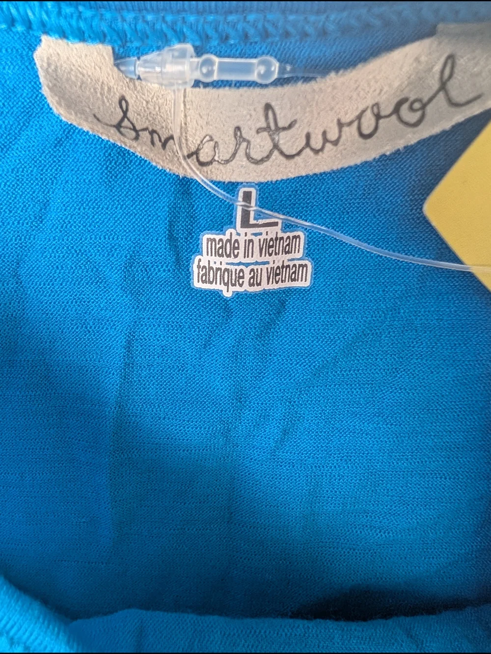 NWT Smartwool Women's Large Microweight Cami, Blue Merino Wool Camisole - Picture 2 of 6